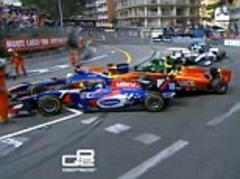Monaco Grand Prix 2013: Monte Carlo mayhem after first-corner GP2 crash