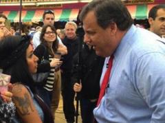 Snooki Ambushes Chris Christie at Jersey Shore
