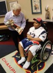 NaSeaph’s Wish: Terminally Ill New York Boy Enjoys Special Visit to Foxborough