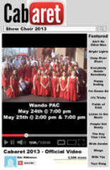 Wando Show Choir Performs Tonight and Saturday