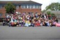 Oxted School sixth formers last day - In Pictures