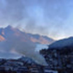 firefighters battling large blaze in central queenstown